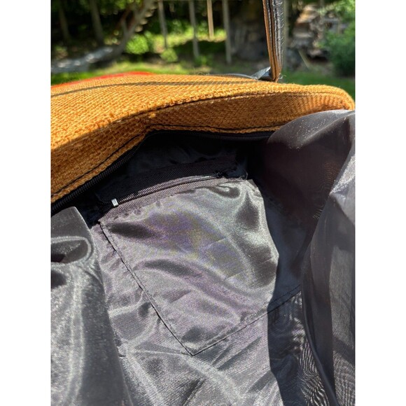 Kenyan Artisan Jute Hand Bag Purse Tote Zippered‎ Hand Made Natural Fiber Beaded - Picture 14 of 16